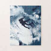 Boarding Trybe Tube, hawaiianischer Surfer Puzzle (Vertikal)