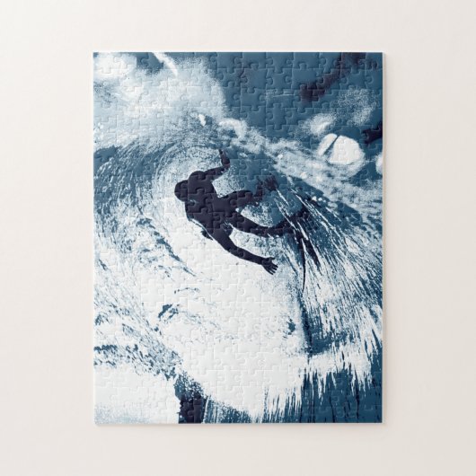 Boarding Trybe Tube, hawaiianischer Surfer Puzzle (Vertikal)