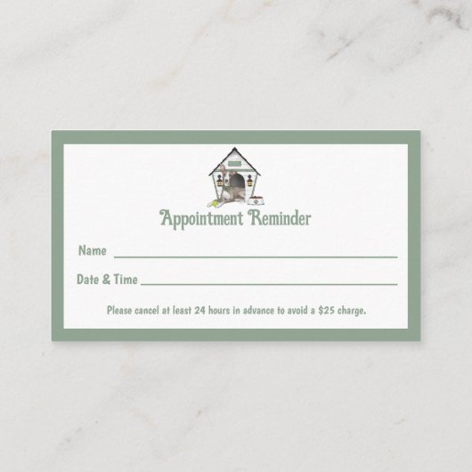 Boarding Visitenkarte (Rückseite)