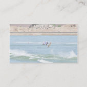 Boarding-Wasser-Surfen Visitenkarte (Rückseite)