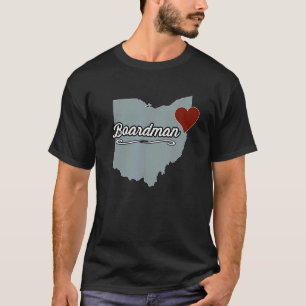 Boardman Ohio OH Stadt Staat USA Hübsches Souvenir T-Shirt