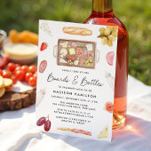 Boards and Bottles Charcuterie Baby Shower Einladung