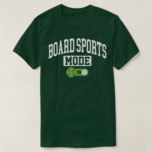 Boardsportmodus auf der Sonnenterrasse Snowboard T-Shirt (Design vorne)