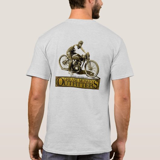 boardtrack Rennläufer Jim Davis T-Shirt (Rückseite)