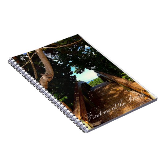 Boardwalk Beach Spiral Notebook Notizblock (Rechte Seite)