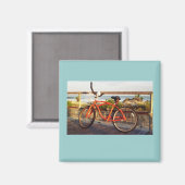 Boardwalk Bike Magnet (Vorderseite/Rückseite)
