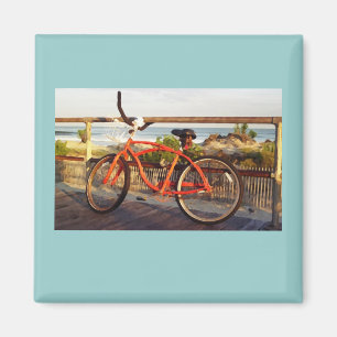 Boardwalk Bike Magnet