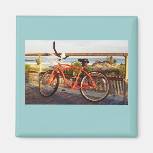 Boardwalk Bike Magnet (Vorne)