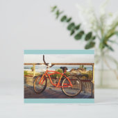 Boardwalk Bike Postkarte (Stehend Vorderseite)