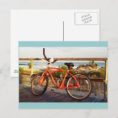 Boardwalk Bike Postkarte (Vorne/Hinten)