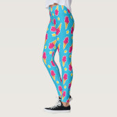 Boardwalk Bliss: Eiscreme & Sterne Leggings (Links)