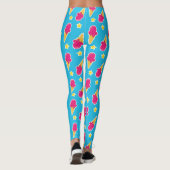 Boardwalk Bliss: Eiscreme & Sterne Leggings (Rückseite)