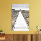Boardwalk durch die Wüste Leinwanddruck (Insitu (Wohnzimmer))