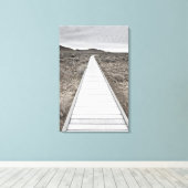 Boardwalk durch die Wüste Leinwanddruck (Insitu (Holzboden))