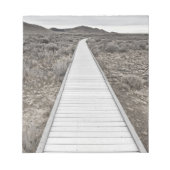 Boardwalk durch die Wüste Notizblock (Vorderseite)