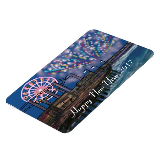 Boardwalk Firewalls Neujahr Magnet (Linke Seite)