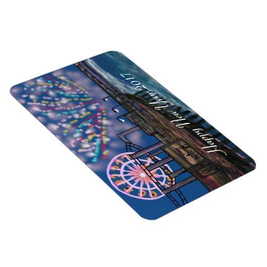 Boardwalk Firewalls Neujahr Magnet (Rechte Seite)