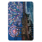 Boardwalk Firewalls Neujahr Magnet (Vertikal)