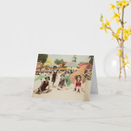 Boardwalk Girls Karte (Gelbe Blume)