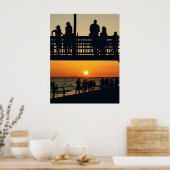 Boardwalk Glow Poster (Küche)