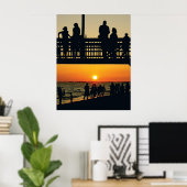 Boardwalk Glow Poster (Heimbüro)
