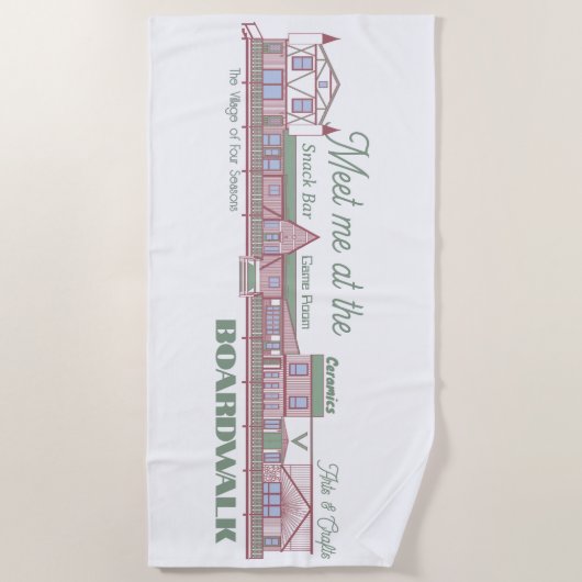 Boardwalk Handtuch (Vorderseite)