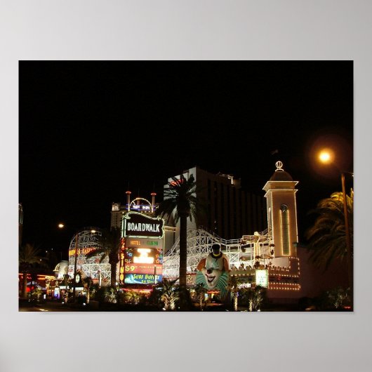 Boardwalk Las Vegas Poster Print (Vorne)