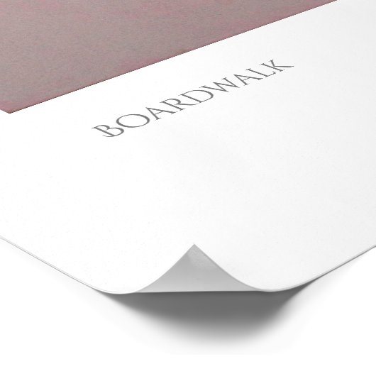 Boardwalk Poster (Ecke)