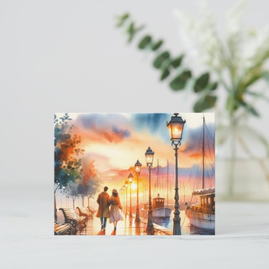 Boardwalk Postkarte (Stehend Vorderseite)