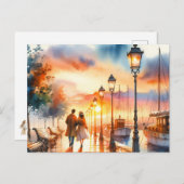 Boardwalk Postkarte (Vorne/Hinten)