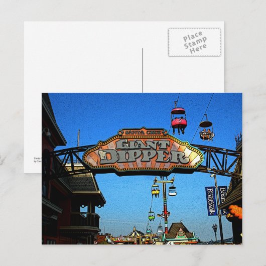 Boardwalk! Postkarte (Vorne/Hinten)