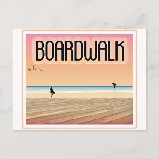 Boardwalk Postkarte (Vorderseite)