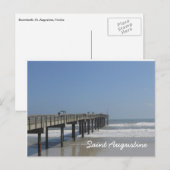 Boardwalk, St. Augustine, Florida Postkarte (Vorne/Hinten)