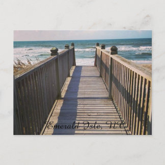 Boardwalk to the Beach Postcard Postkarte