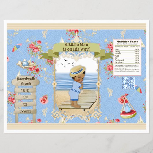 Boardwalk Victoriana Beach Summer Chip Bag Flyer (Vorne)