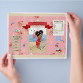 Boardwalk Victoriana Beach Summer Chip Bag Flyer (Hand)