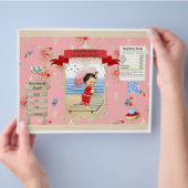 Boardwalk Victoriana Beach Summer Chip Bag Flyer (Hand)