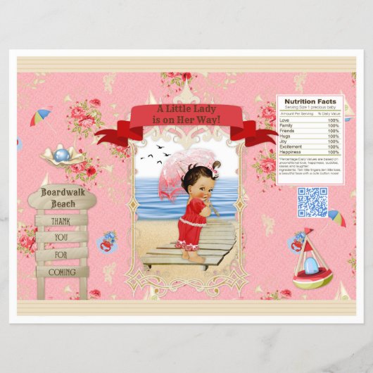 Boardwalk Victoriana Beach Summer Chip Bag Flyer (Vorne)