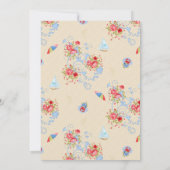 Boardwalk Victoriana Beach Summer Gender Reveal Einladung (Rückseite)