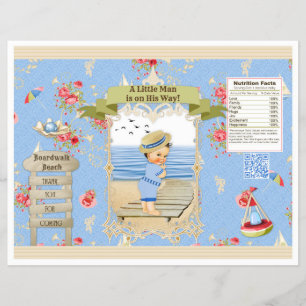 Boardwalk Victoriana Strand Sommer Chipstüte Flyer