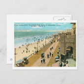 Boardwalk von Ambassador, Atlantic City, NJ V Postkarte (Vorne/Hinten)