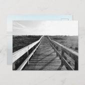 Boardwalk Wanderweg Florida Postkarte (Vorne/Hinten)