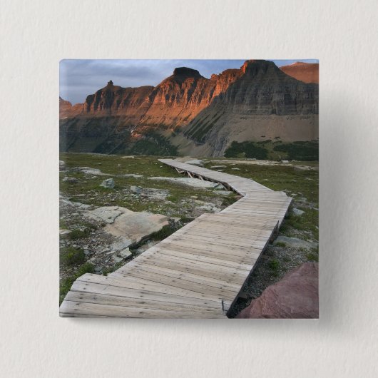 Boardwalk: Waterton Glacier International Button (Vorderseite)