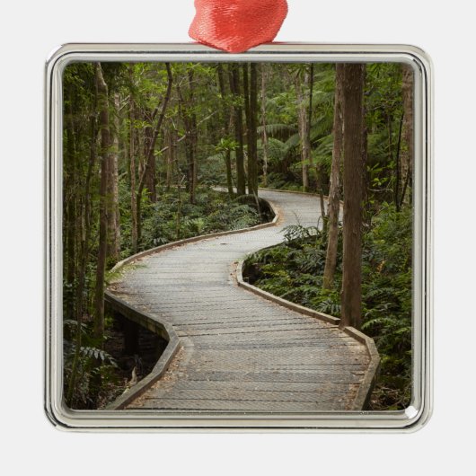 Boardwalk zu Nelson Falls, Franklin - Gordon Ornament Aus Metall (Vorne)