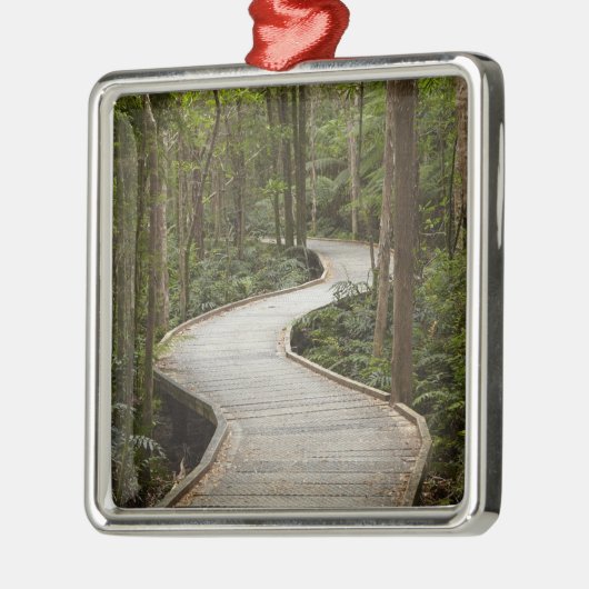 Boardwalk zu Nelson Falls, Franklin - Gordon Ornament Aus Metall (Links)
