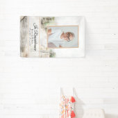 Boardwalk zum Beach Feiern der Lebensbeerdigung Banner (InSitu)