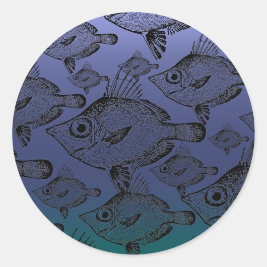 Boarenfisch - Aufkleber (Vorderseite)