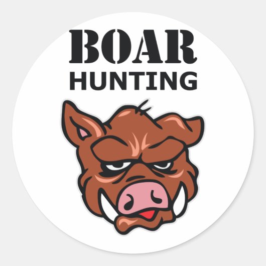 BOARJÄHRUNG RUNDER AUFKLEBER (Vorderseite)
