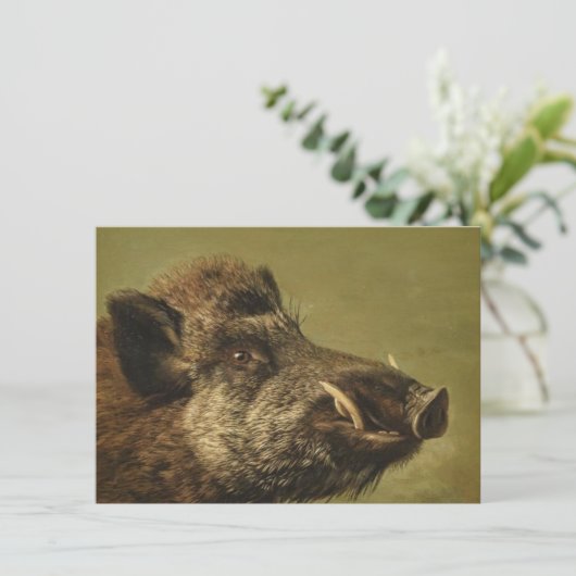 Boar's Head Karte (Stehend Vorderseite)