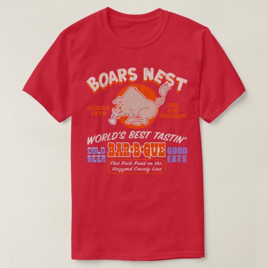Boars Nest seit 1979 T-Shirt (Design vorne)